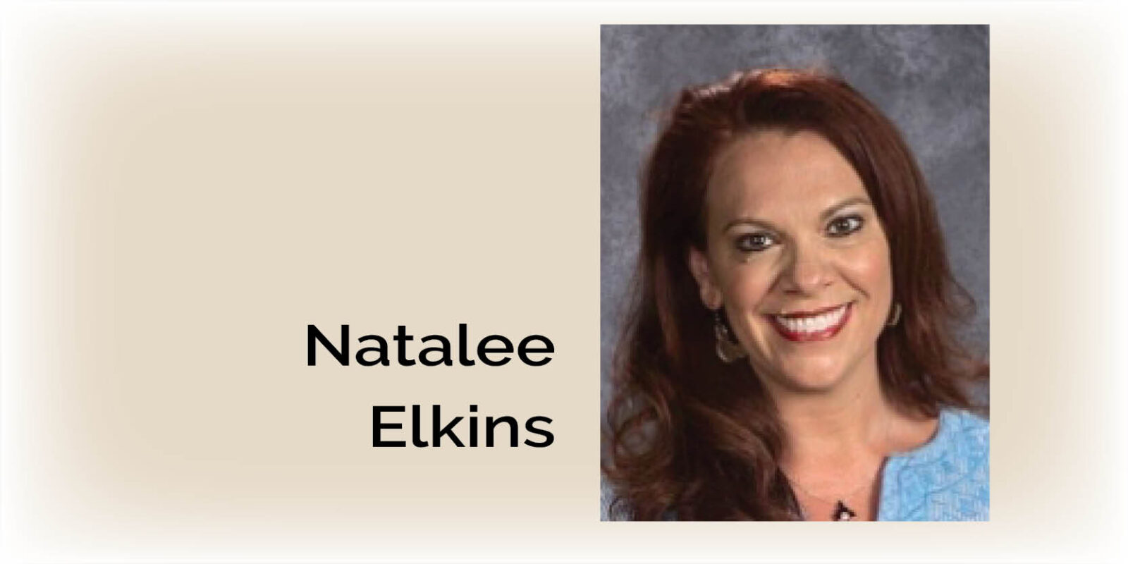 Natalee Elkins: Finalist for state teacher of the year