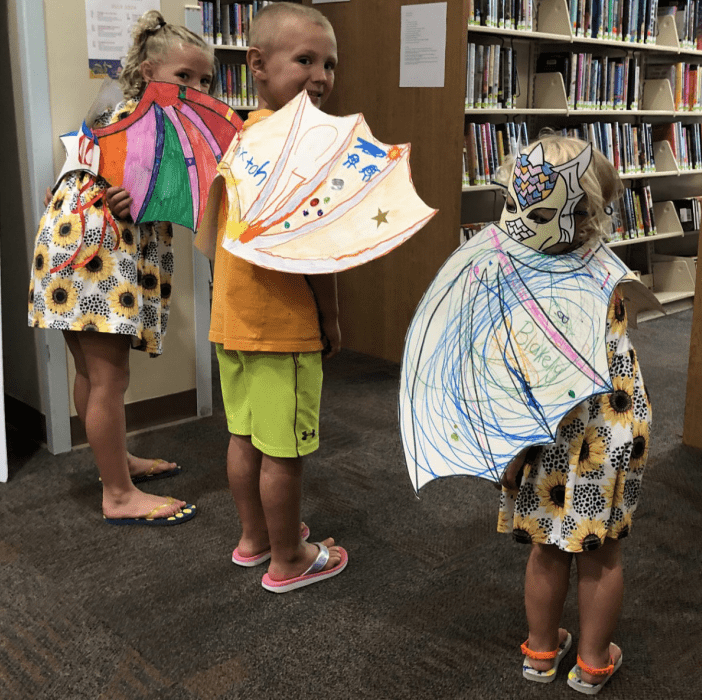 Both dragons and readers took flight this summer at the library