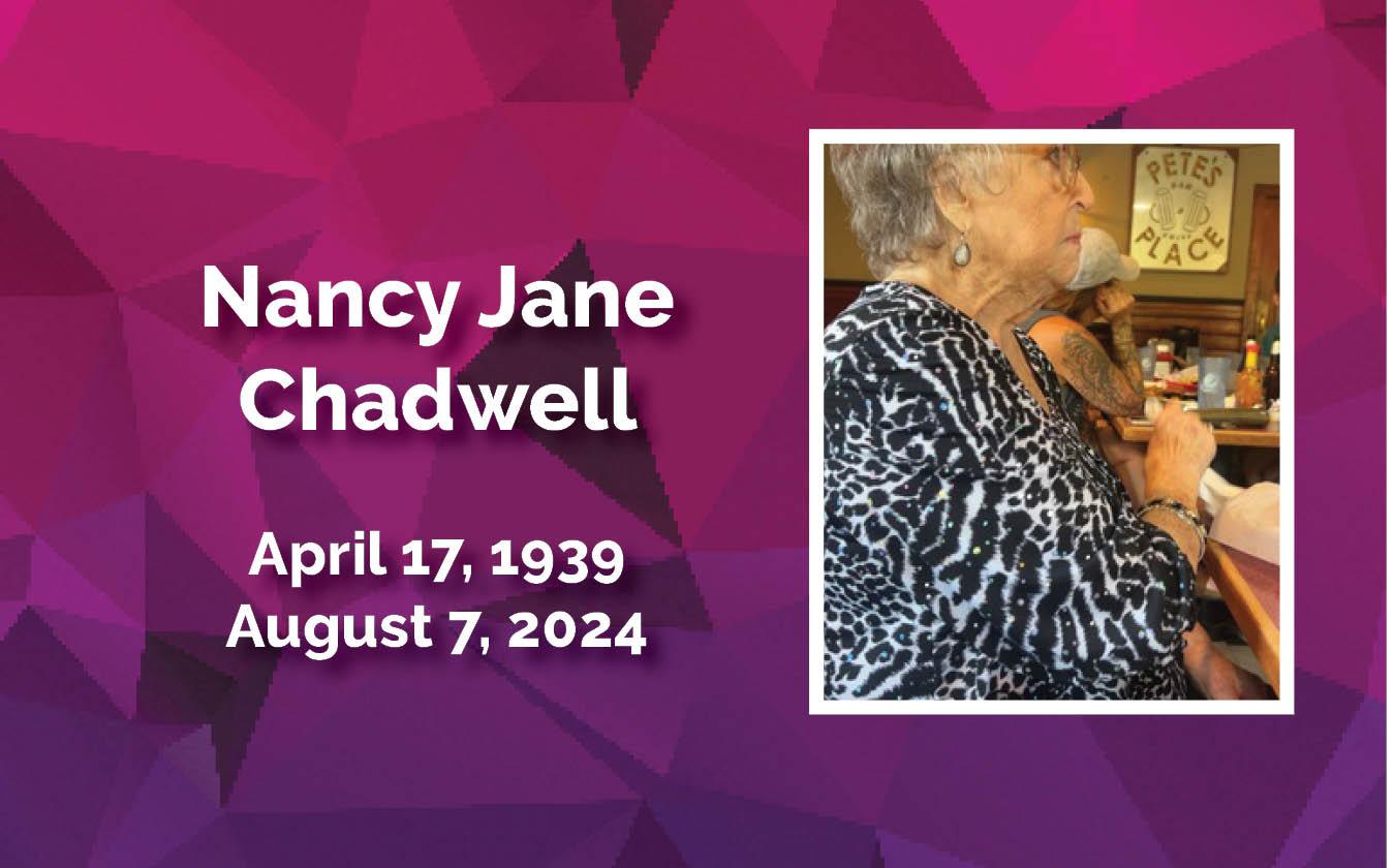 Nancy Chadwell preached her funeral every day