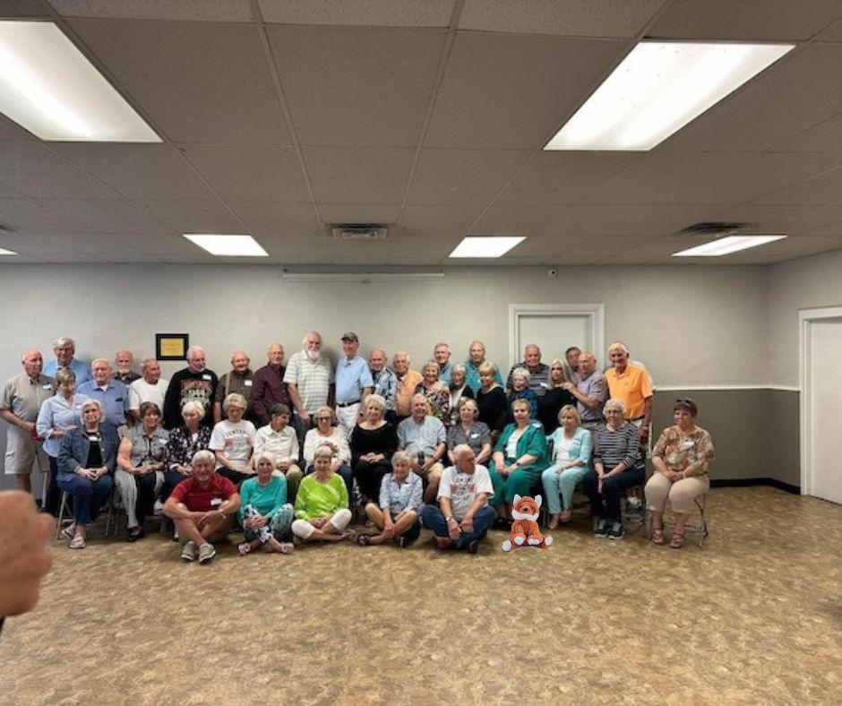 Knox the Fox celebrates w/ CHS Class of ’62 special birthday