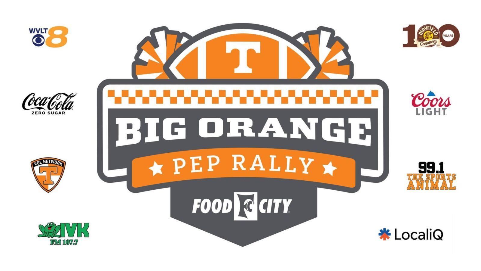 Big Orange Pep Rally at Powell Food City