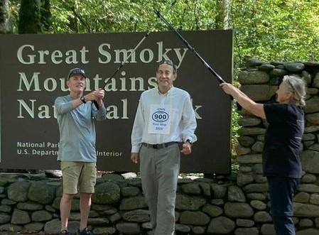 Hoover joins Smokies 900 Miler Club