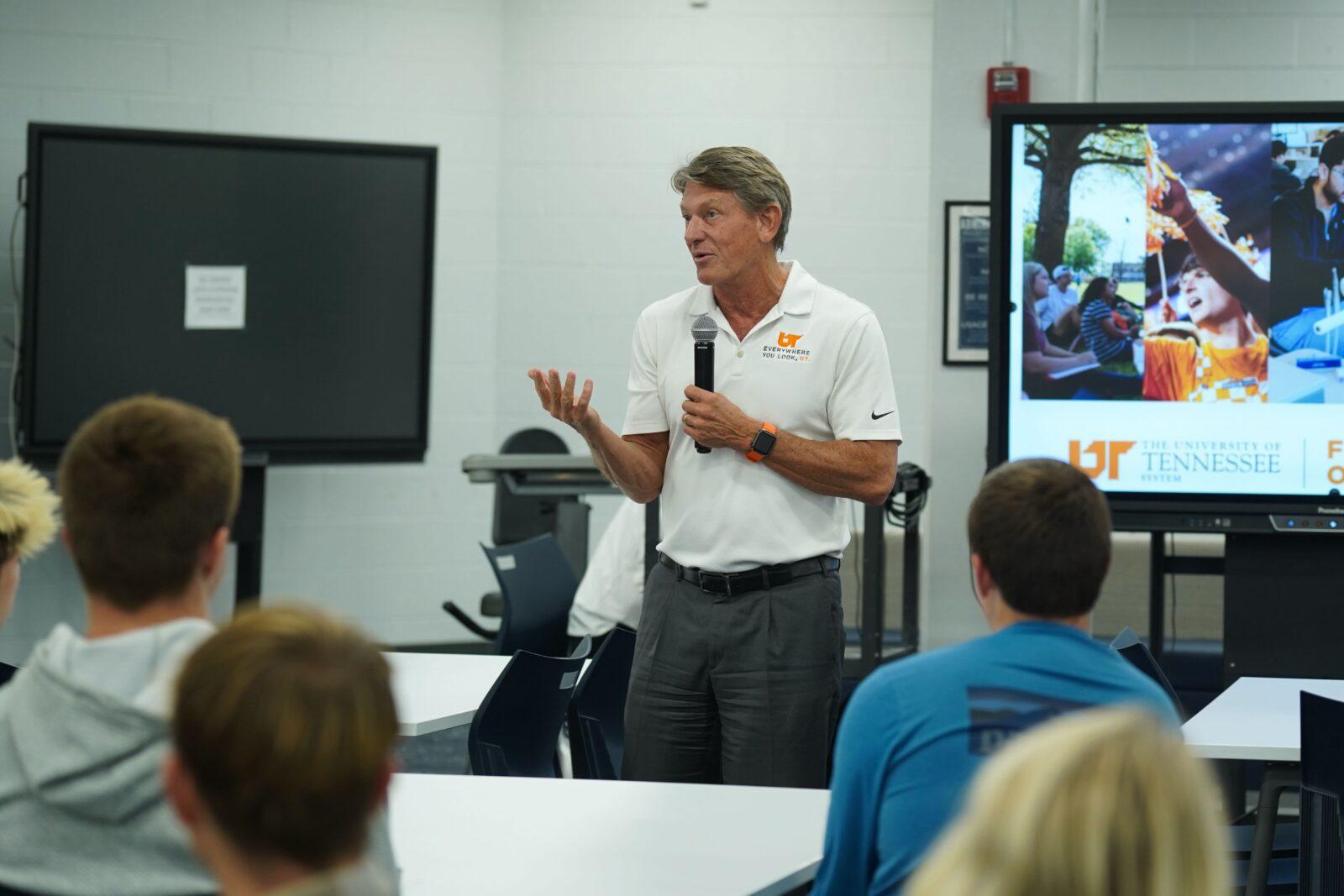 Randy Boyd visits schools during ‘Find Your UT’ tour