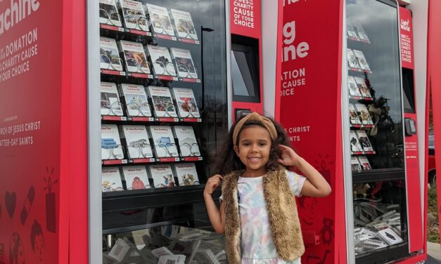 Special vending machines on Gay Street Friday