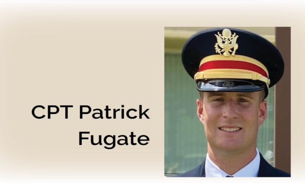 CPT Patrick Fugate is Olmsted Scholar