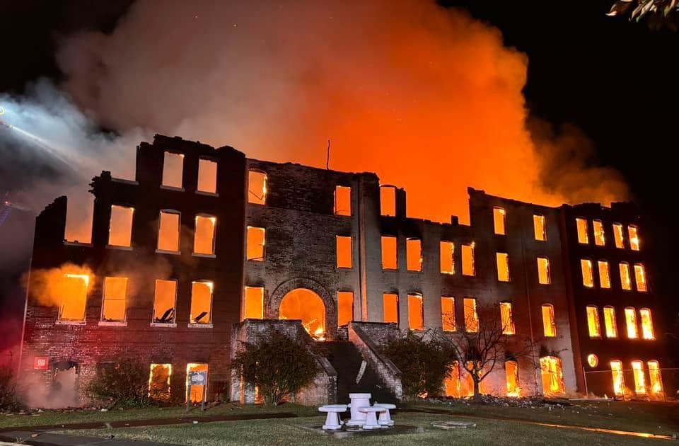 History lost: Knoxville College building destroyed in fire