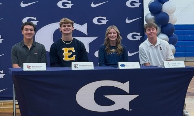 GCA athletes sign scholarships