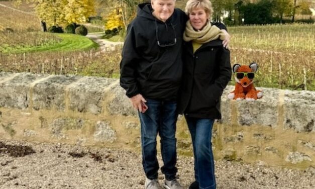 Knox the Fox with the Johnsons in France