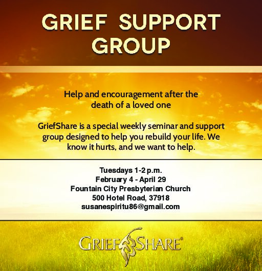 Experiencing grief: There’s support here